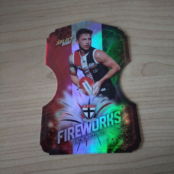 2020 Select Footy Stars Fireworks Jack Billings St Kilda No. 185/210