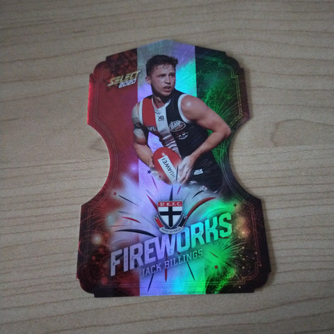 2020 Select Footy Stars Fireworks Jack Billings St Kilda No. 185/210