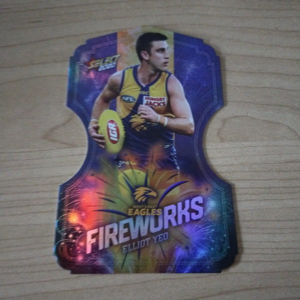 2020 Select Footy Stars Fireworks Elliot Yeo West Coast No. 107/210