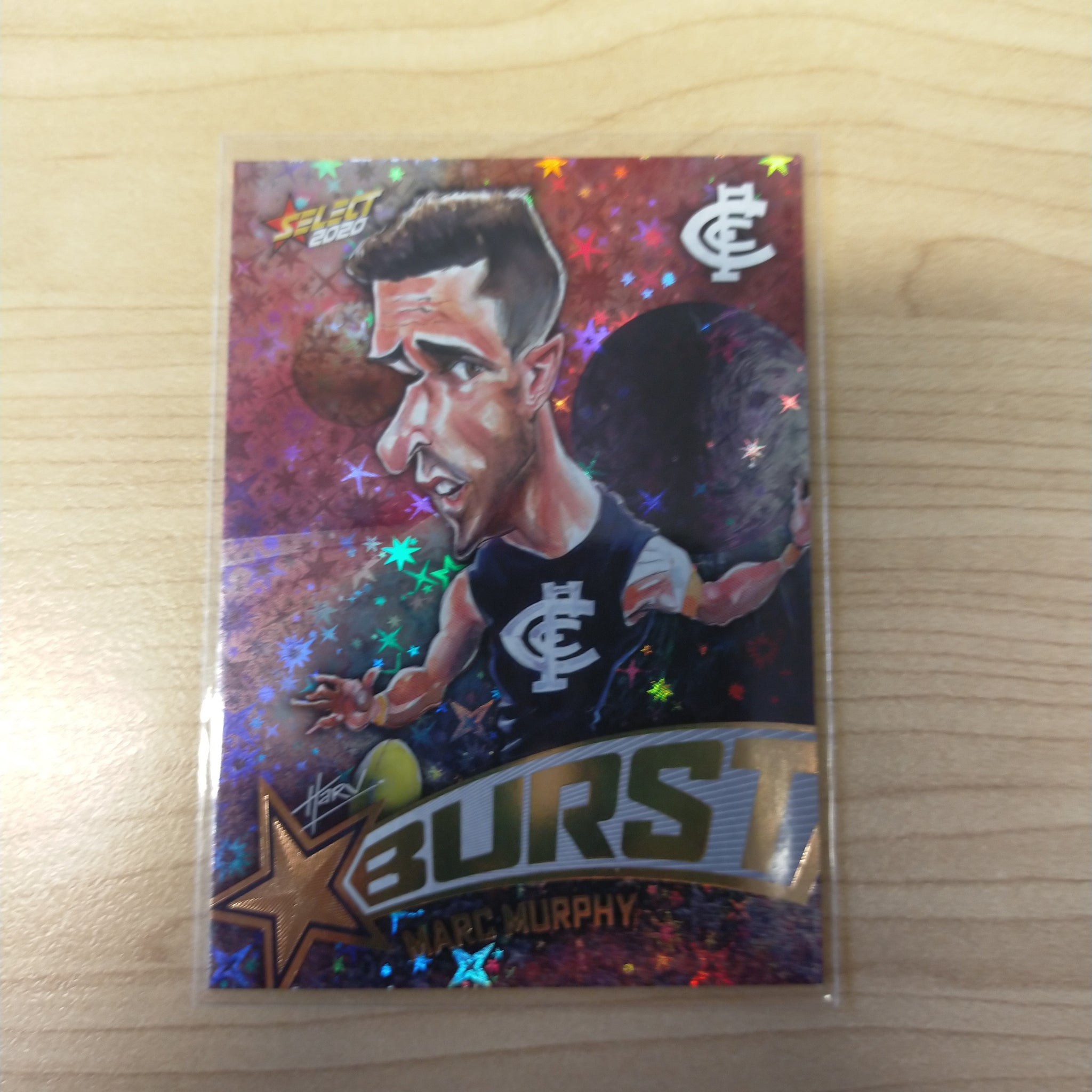 2020 Select Footy Stars Galactic Starburst Carlton Marc Murphy No. 155/210