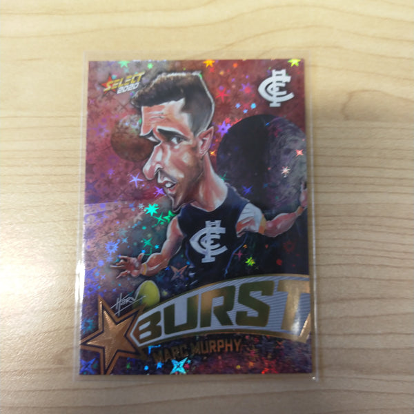 2020 Select Footy Stars Galactic Starburst Carlton Marc Murphy No. 155/210