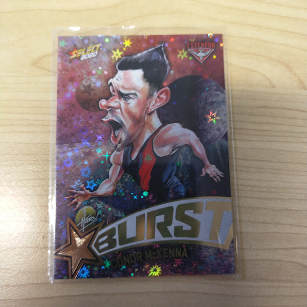 2020 Select Footy Stars Galactic Starburst Essendon Conor McKenna No. 053/210