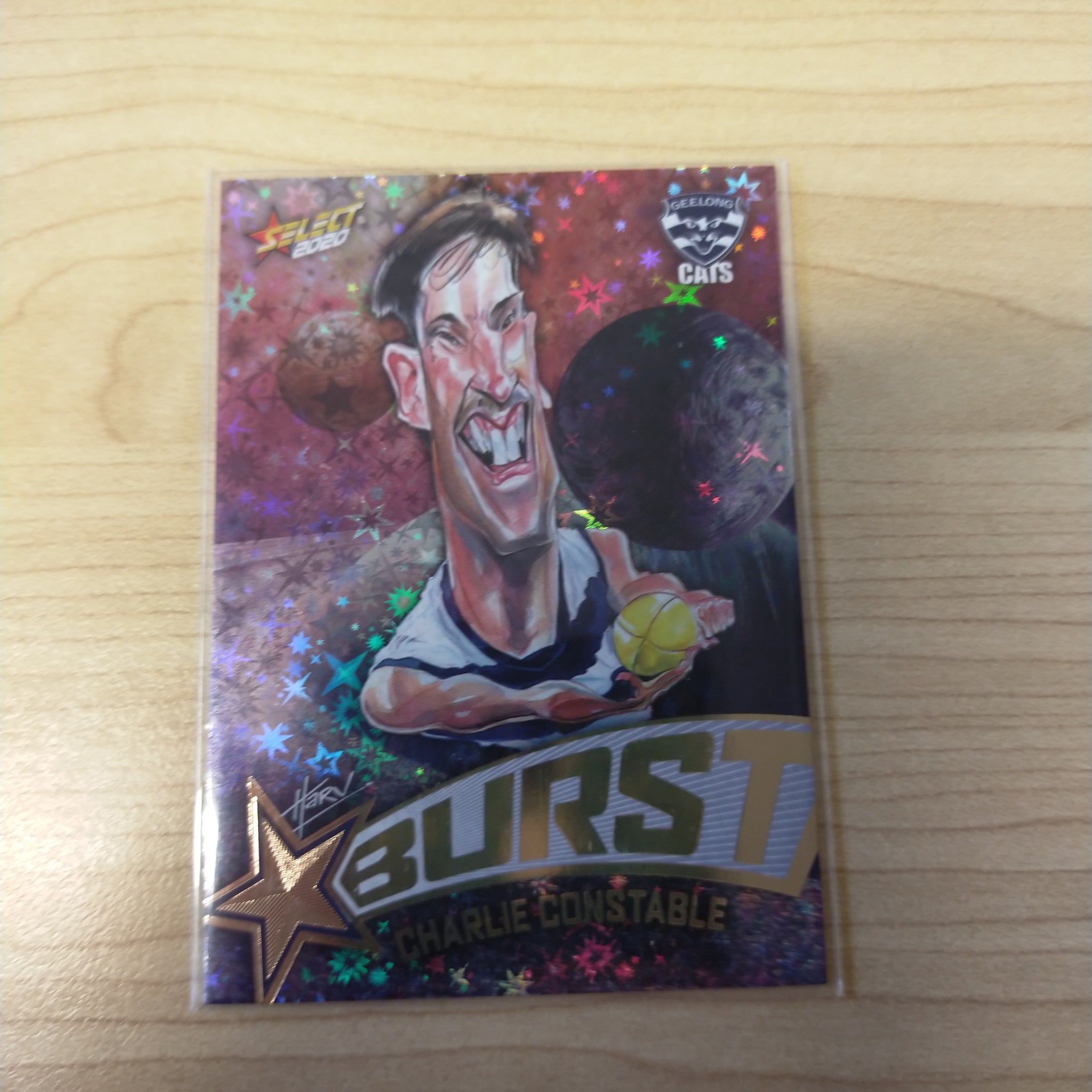2020 Select Footy Stars Galactic Starburst Geelong Charlie Constable No. 063/210