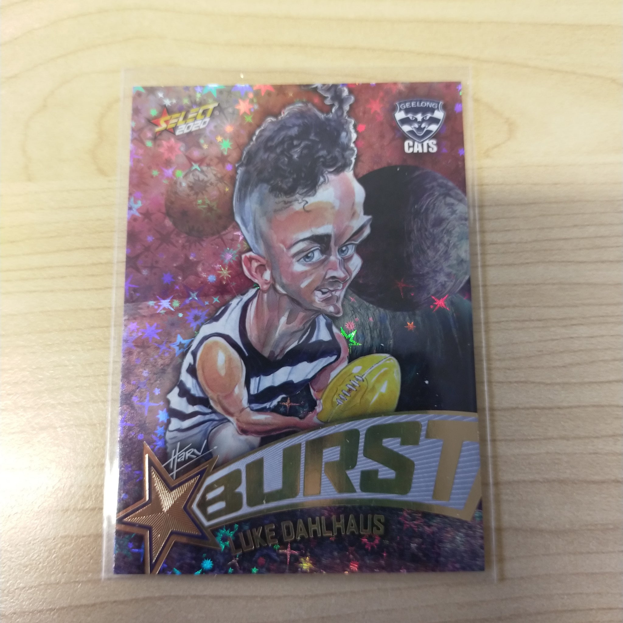 2020 Select Footy Stars Galactic Starburst Geelong Luke Dahlhaus No. 058/210