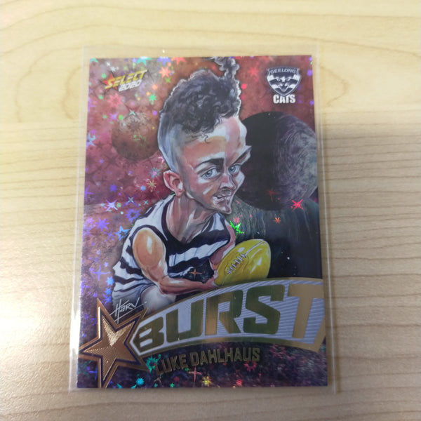 2020 Select Footy Stars Galactic Starburst Geelong Luke Dahlhaus No. 058/210