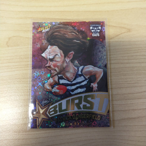 2020 Select Footy Stars Galactic Starburst Geelong Patrick Dangerfield No. 158/210