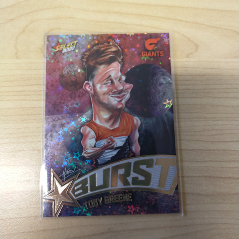 2020 Select Footy Stars Galactic Starburst GWS Giants Toby Greene No. 065/210