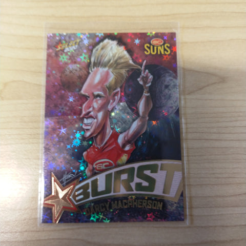 2020 Select Footy Stars Galactic Starburst Gold Coast Suns Darcy MacPherson No. 031/210