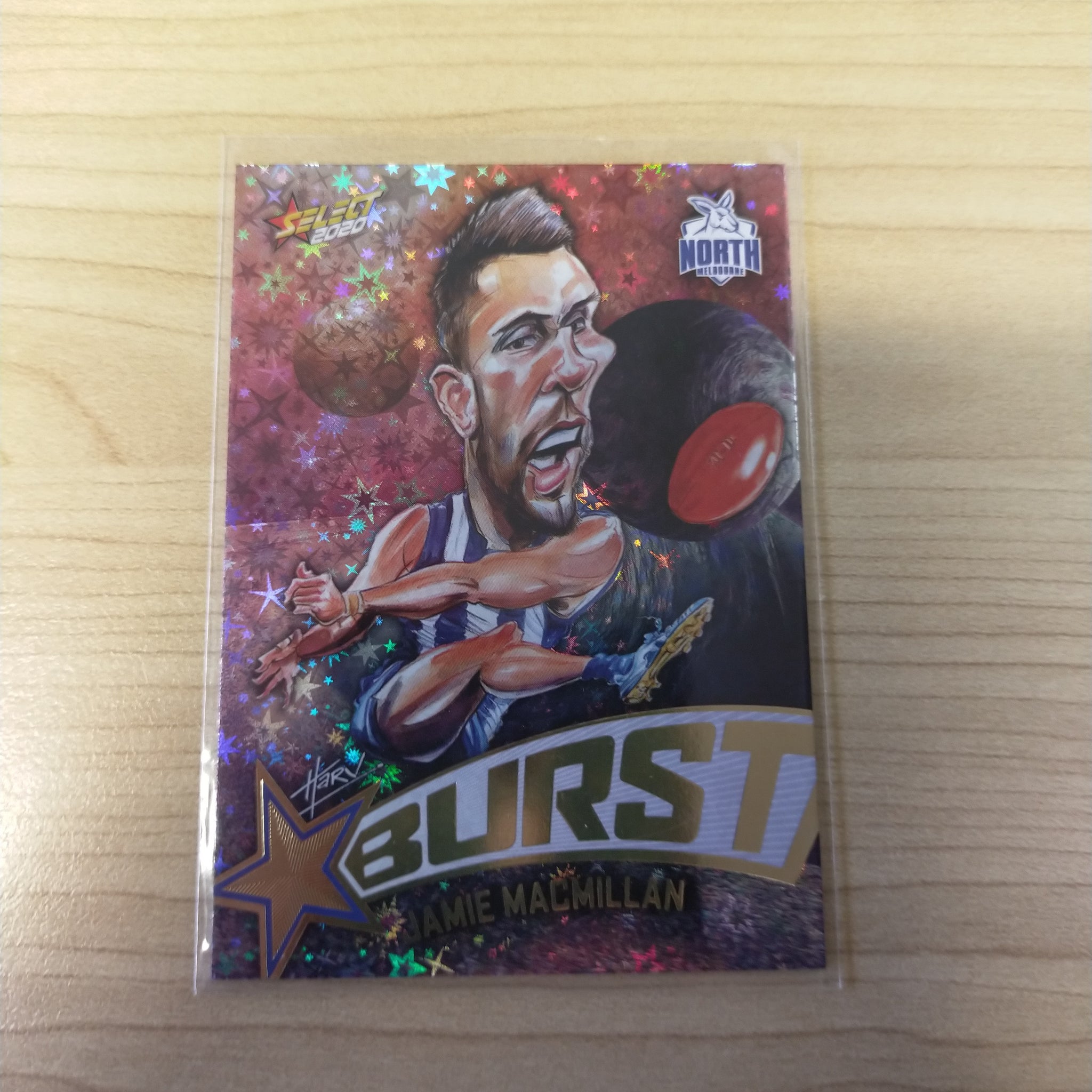 2020 Select Footy Stars Galactic Starburst North Melbourne Jamie Macmillan No. 015/210
