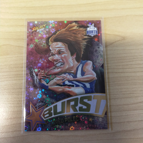 2020 Select Footy Stars Galactic Starburst North Melbourne Jared Polec No. 140/210