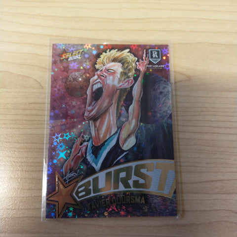 2020 Select Footy Stars Galactic Starburst Port Adelaide Xavier Duursma No. 144/210