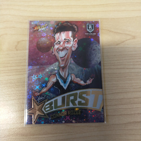 2020 Select Footy Stars Galactic Starburst Port Adelaide Connor Rozee No. 160/210