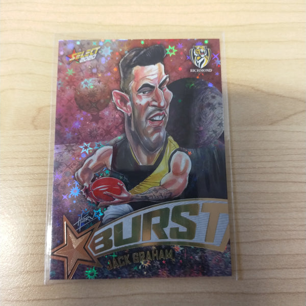 2020 Select Footy Stars Galactic Starburst Richmond Jack Graham No. 106/210