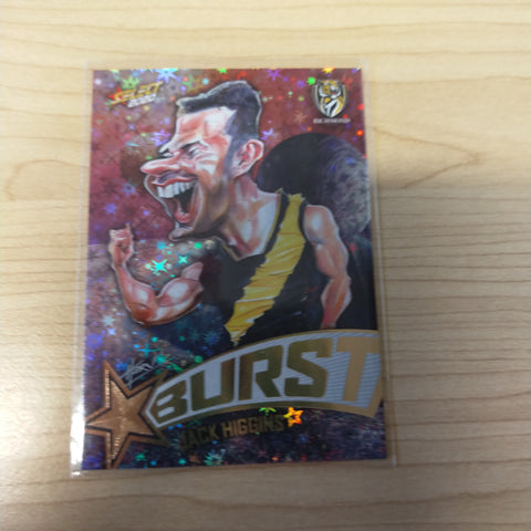 2020 Select Footy Stars Galactic Starburst Richmond Jack Higgins No. 186/210