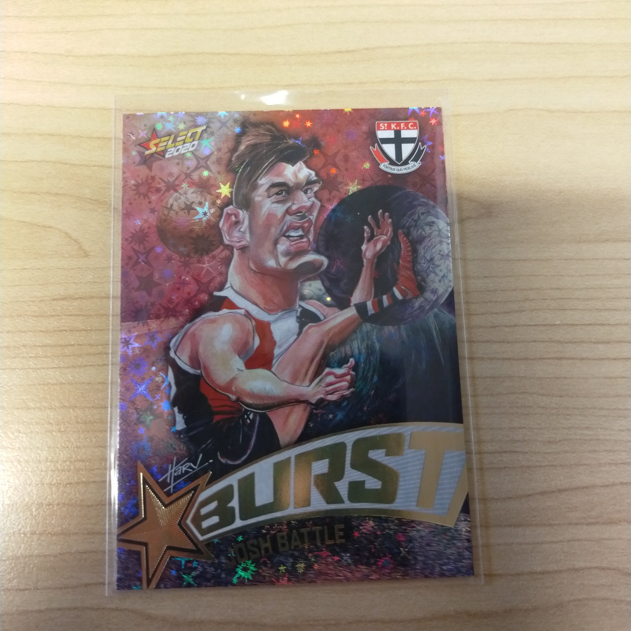 2020 Select Footy Stars Galactic Starburst St Kilda Josh Battle No. 068/210