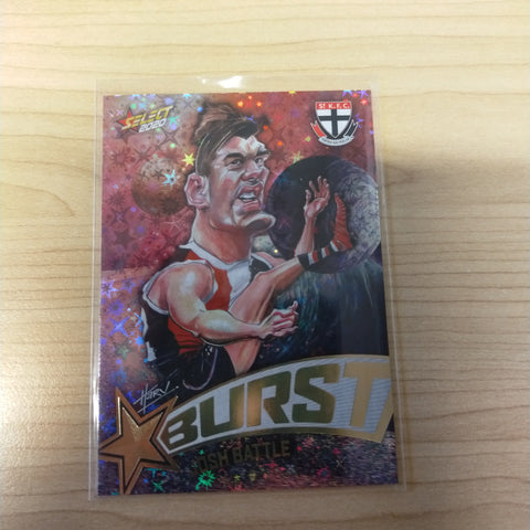 2020 Select Footy Stars Galactic Starburst St Kilda Josh Battle No. 068/210