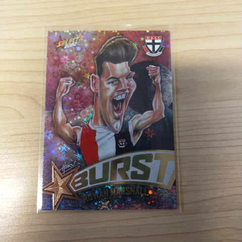 2020 Select Footy Stars Galactic Starburst St Kilda Rowan Marshall No. 153/210