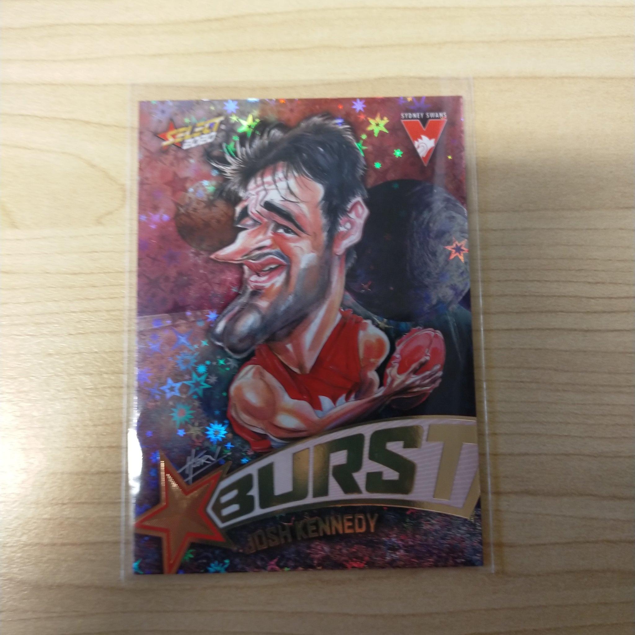2020 Select Footy Stars Galactic Starburst Sydney Josh Kennedy LOW NUMBER No. 004/210