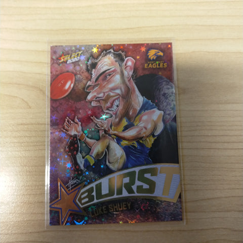 2020 Select Footy Stars Galactic Starburst West Coast Luke Shuey No. 193/210