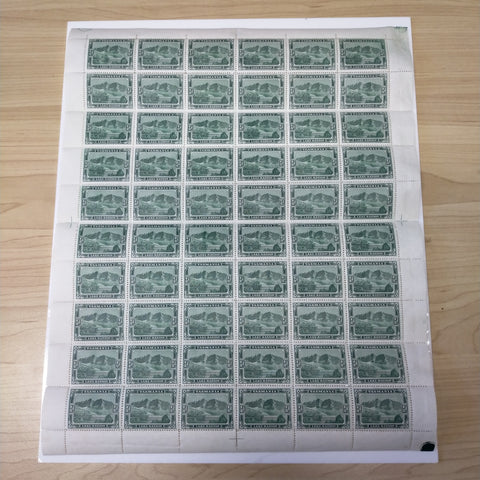 Tasmania Australia 1899-1900 Pictorials 1/2d Deep Green Complete Sheet of 60, Generally Fresh Mint Unhinged SG 229