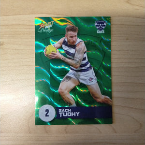 2021 AFL Select Prestige Green Parallel Zach Tuohy Geelong No.22/60