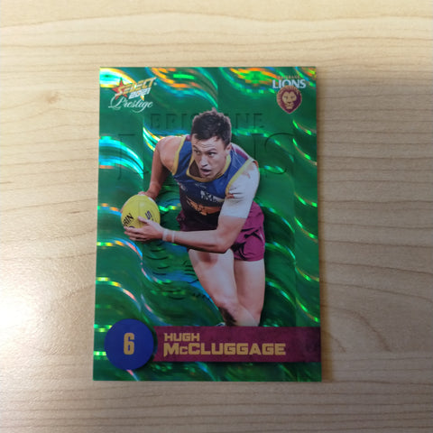 2021 AFL Select Prestige Green Parallel Hugh McCluggage Brisbane No.32/60