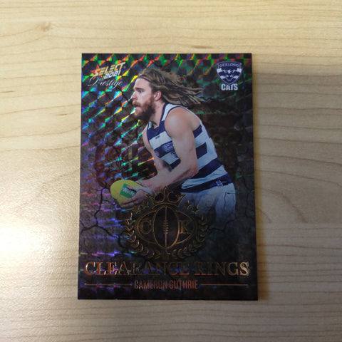 2021 AFL Select Prestige Clearance Kings Cameron Guthrie Geelong No.58/120