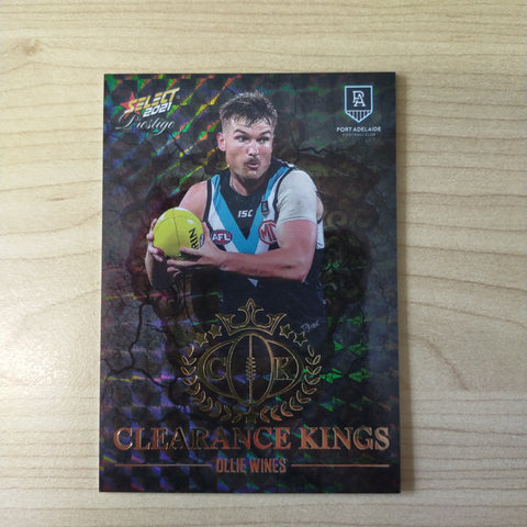 2021 AFL Select Prestige Clearance Kings Ollie Wines Port Adelaide No.23/120