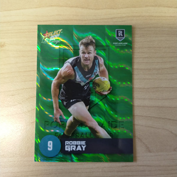 2021 AFL Select Prestige Green Parallel Robbie Gray Port Adelaide LOW NUMBER No.007/60
