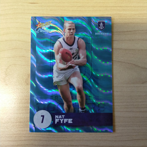 2021 AFL Select Prestige Blue Parallel Nat Fyfe Fremantle No.53/125