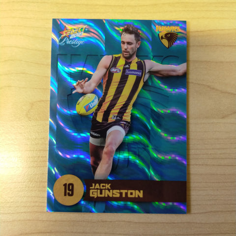 2021 AFL Select Prestige Blue Parallel Jack Gunston Hawthorn No.84/125