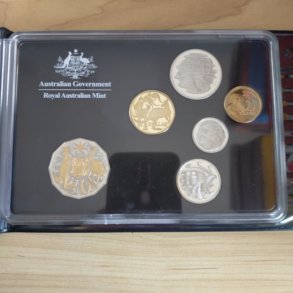 Australia 2012 Royal Australian Mint Special Coloured 50c Edition Proof Year Set