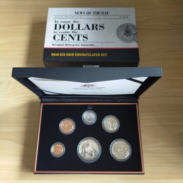 2016 RAM Uncirculated Year Coin Set In Come The Dollars In Come The Cents