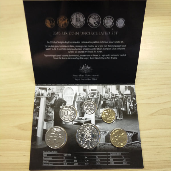 Australia 2010 Royal Australian Mint Uncirculated Year Coin Set