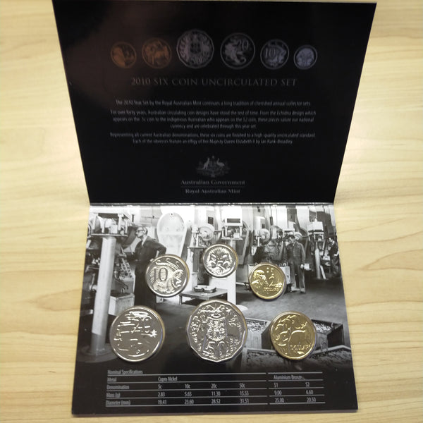 Australia 2010 Royal Australian Mint American Numismatic Association World Money Fair Exclusive Boston Release Uncirculated Year Coin Set