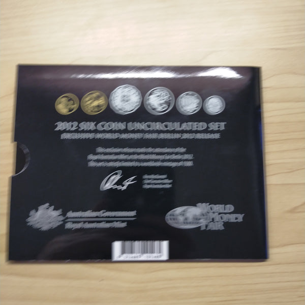 Australia 2012 Royal Australian Mint World Money Fair Berlin Exclusive Release Uncirculated Year Coin Set