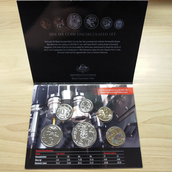 Australia 2014 Royal Australian Mint World Money Fair Berlin Exclusive Release Uncirculated Year Coin Set