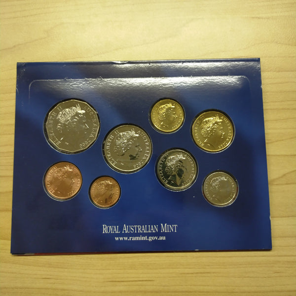 Australia 2006 Royal Australian Mint World Money Fair Berlin Overprint Uncirculated Year Coin Set