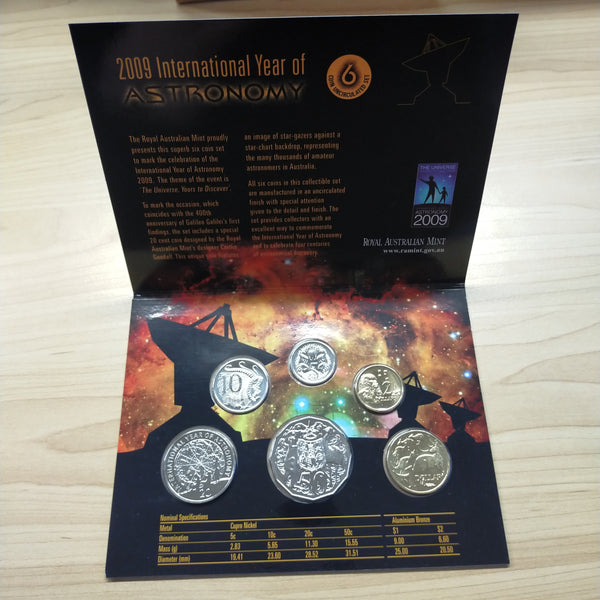 Australia 2009 Royal Australian Mint ANDA Overprint Uncirculated Year 6 Coin Set