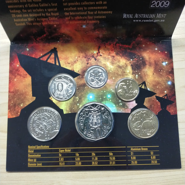 Australia 2009 Royal Australian Mint ANDA Overprint Uncirculated Year 6 Coin Set