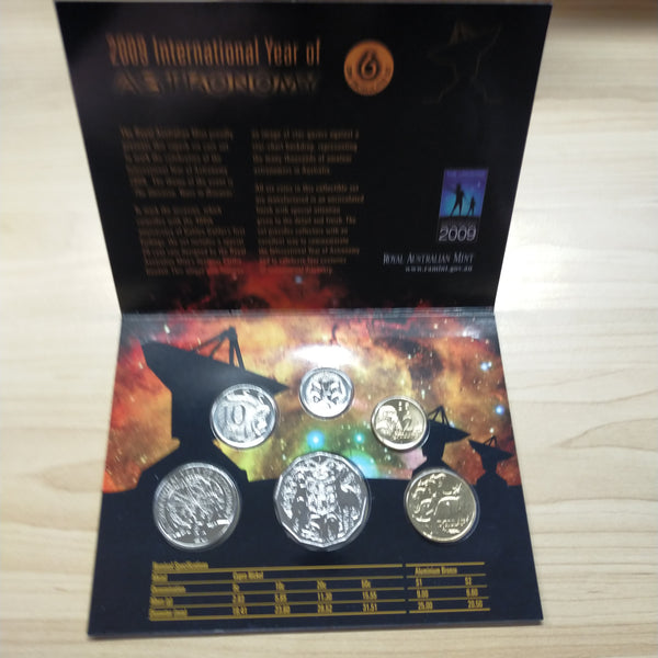 Australia 2009 Royal Australian Mint International Year of Astronomy Uncirculated Set