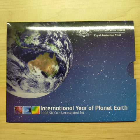 Australia 2008 Royal Australian Mint International Year of Planet Earth Uncirculated set