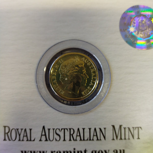 Australia 2012 Remembrance Day $2 'C' Mintmark Coloured Uncirculated Coin