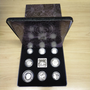 Australia 1991 Royal Australian Mint Masterpieces In Silver, Silver Jubilee Set 9 Coin Set