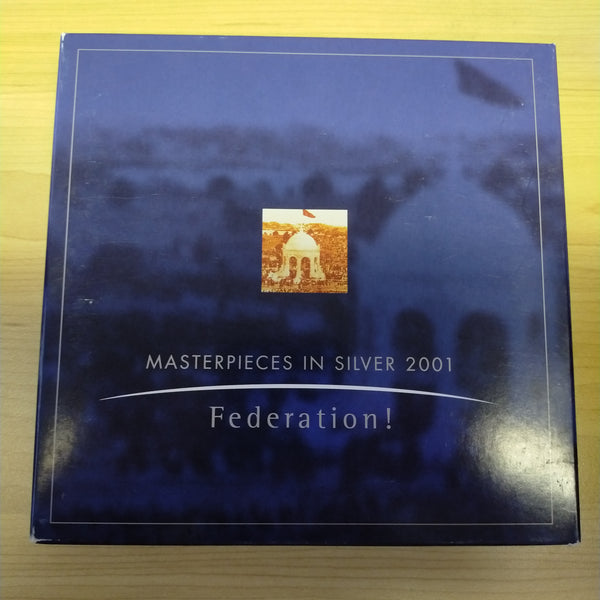 Australia 2001 Royal Australian Mint Masterpieces In Silver Federation 6 Coin Set