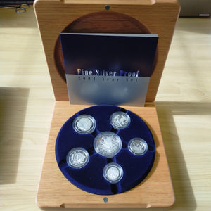 Australia 2004 Royal Australian Mint Fine Silver Proof Year Set of 6 Coins