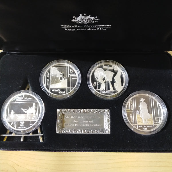 Australia 2006 Royal Australian Mint Masterpieces In Silver Australian Art of the 20th Century 4 Coin Set
