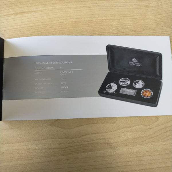 Australia 2007 Royal Australian Mint Masterpieces In Silver II Australian Art of the 20th Century 4 Coin Set