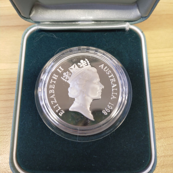 Australia 1998 Royal Australian Mint Kangaroo $1 Silver Proof Coin