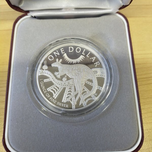 Australia 2003 Royal Australian Mint $1 Kangaroo Silver Proof Coin